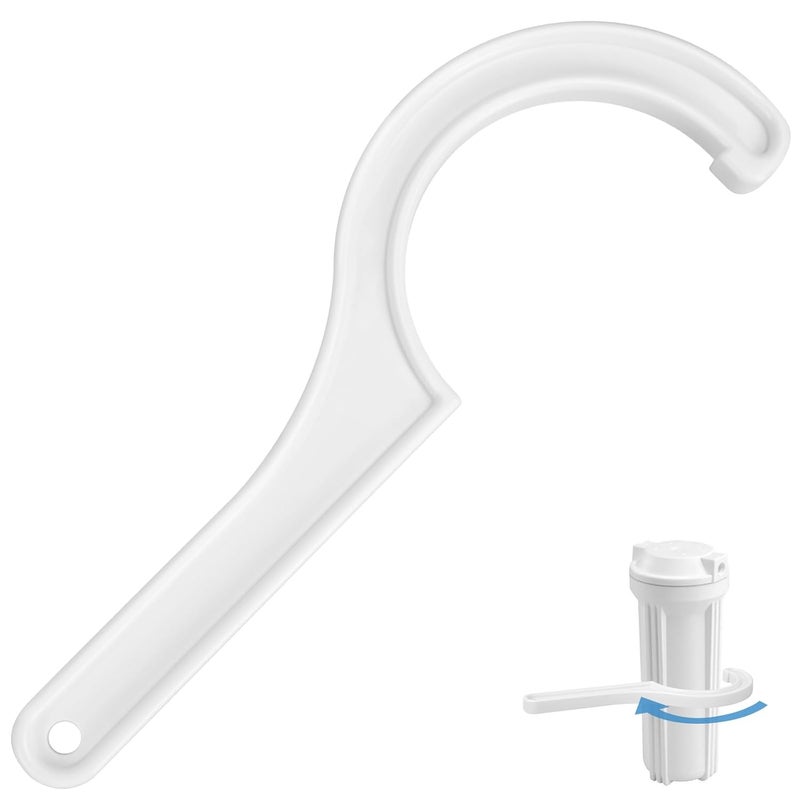 Magluv Water Filter Wrench Replacement for APEC Half 180° Filter Housing Wrench Fits Most 10" x 2.5" Undersink Housing Canisters, Compatible with APEC Water System Reverse Osmosis Filter Wrench - Image 1